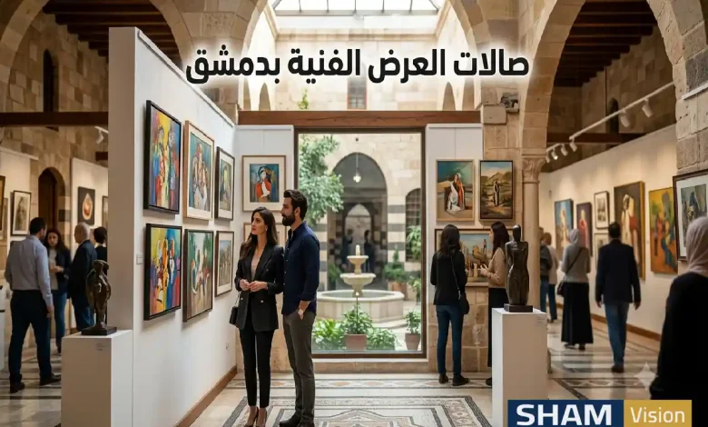اكتشف أجمل 8 من صالات العرض الفنية بدمشق هذا العام