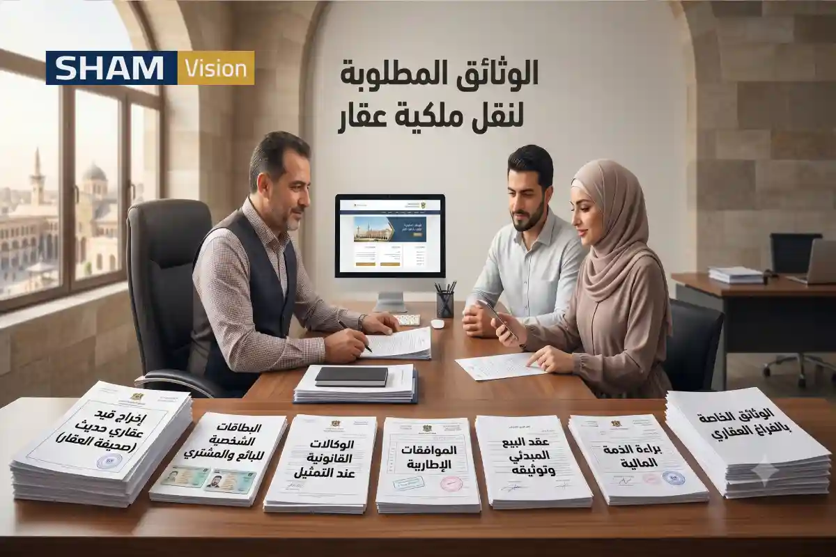 الأوراق والمستندات المطلوبة لنقل ملكية عقار