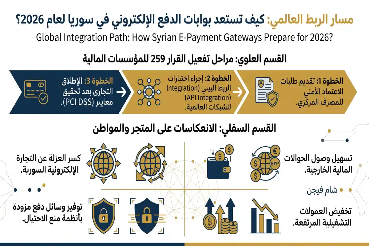 بوابات الدفع الإلكتروني في سوريا: الفيزا وماستركارد التطورات الحديثة لعام 2026: دخول فيزا وماستركارد