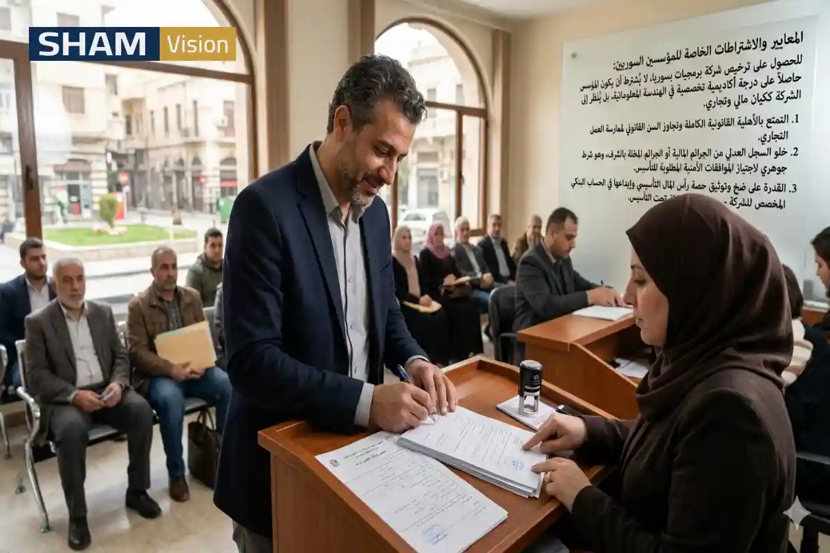 المعايير والاشتراطات الخاصة للمؤسسين السوريين