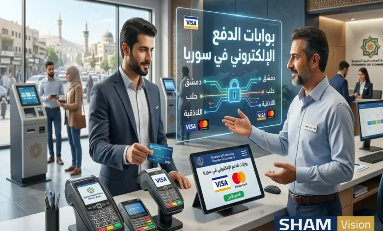 بوابات الدفع الإلكتروني في سوريا: الفيزا وماستركارد بوابات الدفع الإلكتروني في سوريا: الفيزا وماستركارد