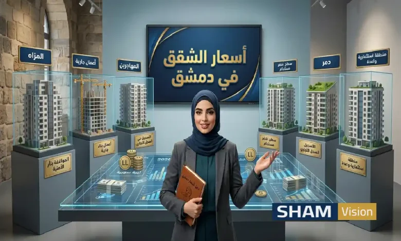 تحديث أسعار الشقق في دمشق 2026 وأفضل المناطق للشراء