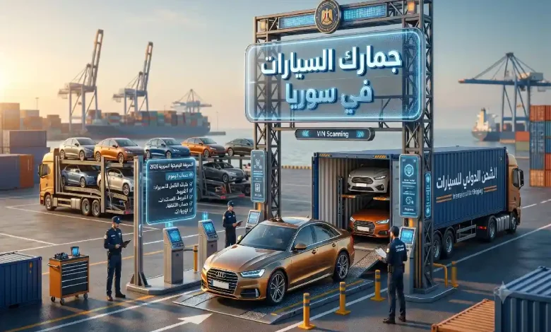 رسوم جمارك السيارات في سوريا 2026: دليلك الكامل للاستيراد