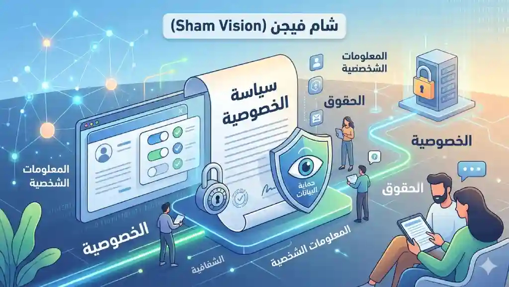 سياسة الخصوصية شام فيجن (Sham Vision)