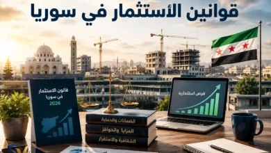 قوانين الاستثمار في سوريا 2026: المزايا والضمانات