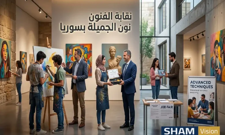 5 أدوار لـ نقابة الفنون الجميلة بسوريا في دعم الشباب 5 أدوار لـ نقابة الفنون الجميلة بسوريا في دعم الشباب