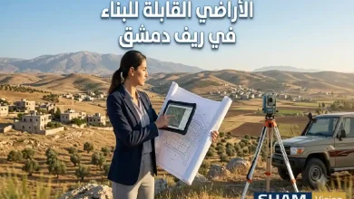 دليل الاستثمار في الأراضي القابلة للبناء في ريف دمشق دليل الاستثمار في الأراضي القابلة للبناء في ريف دمشق