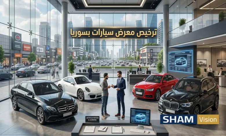 كيف تبدأ ترخيص معرض سيارات في سوريا؟ شروط وإجراءات كيف تبدأ ترخيص معرض سيارات في سوريا؟ شروط وإجراءات
